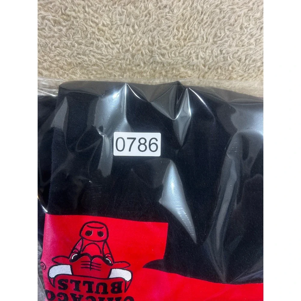 Vintage 1996 Chicago Bulls GO FOR 4 Tee Men XL‎ Fruit of the Loom Single Stitch